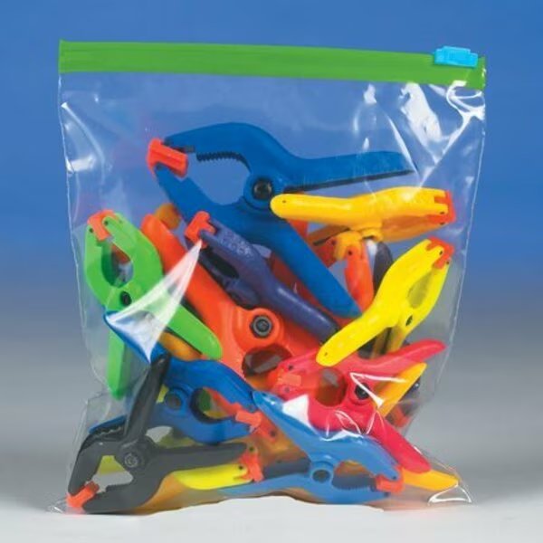 10-1/2 x 11'' - 2.7 Mil Minigrip Slider Grip Reclosable Poly Bags, 250PK, Bsc Preferred, Mfr#: MGSG1011